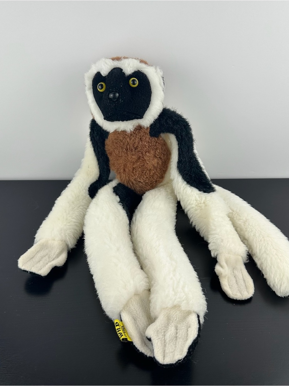 Wild Republic K&M Rare Hanging Sifaka Lemur Monkey 17” Plush Hands Feet Attach
